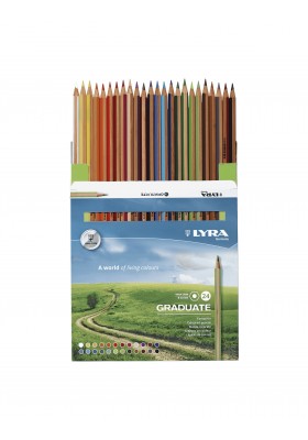 CAJA LAPIZ LYRA GRADUATE X 24 RF L2871241                   