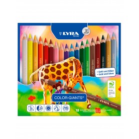 CAJA LAPIZ LYRA GIANT X 18 RF L3941181                      
