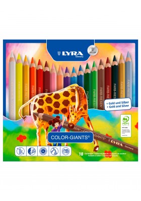 CAJA LAPIZ LYRA GIANT X 18 RF L3941181                      