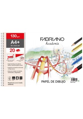 BITACORA FABRIANO ACCADEMIA DIBUJO 23X32.5CM 130G 20H 76233350