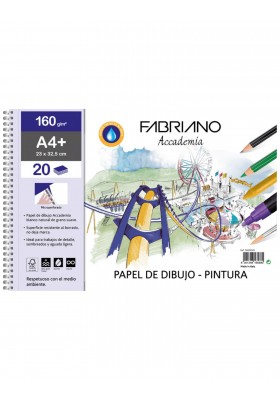 BITACORA FABRIANO ACCADEMIA DIBUJO - PINTURA 23X32.5CM 160G 20H 76023325