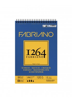 BITACORA FABRIANO 1264 ESBOZO A4 120H 90G 19100637