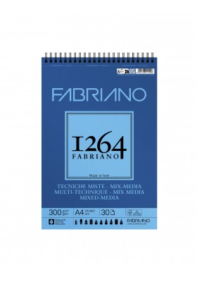 BITACORA FABRIANO 1264 TECNICAS MIXTAS A4 30H 300G 19100643