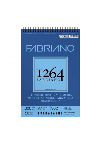 BITACORA FABRIANO 1264 TECNICAS MIXTAS A4 30H 300G 19100643