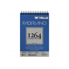 BITACORA FABRIANO 1264 DIBUJO NEGRO A5 20H 180G 19100651