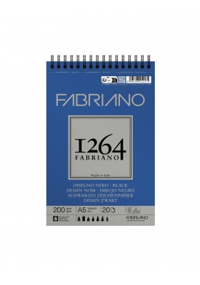 BITACORA FABRIANO 1264 DIBUJO NEGRO A5 20H 180G 19100651