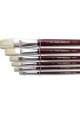 Juego de Pincel Cerda Plano Cabo Corto X 6 Ref. 579S