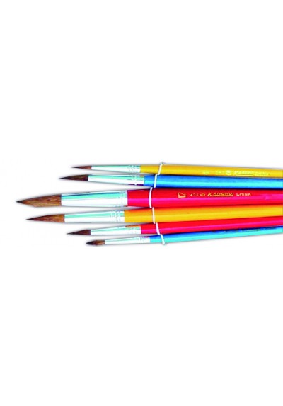 Juego de Pincel Escolar X 6 ref. 252B