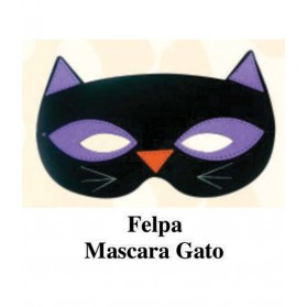 Máscara Felpa Gato