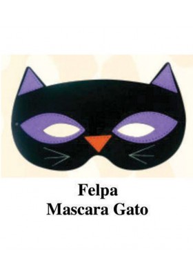 Máscara Felpa Gato